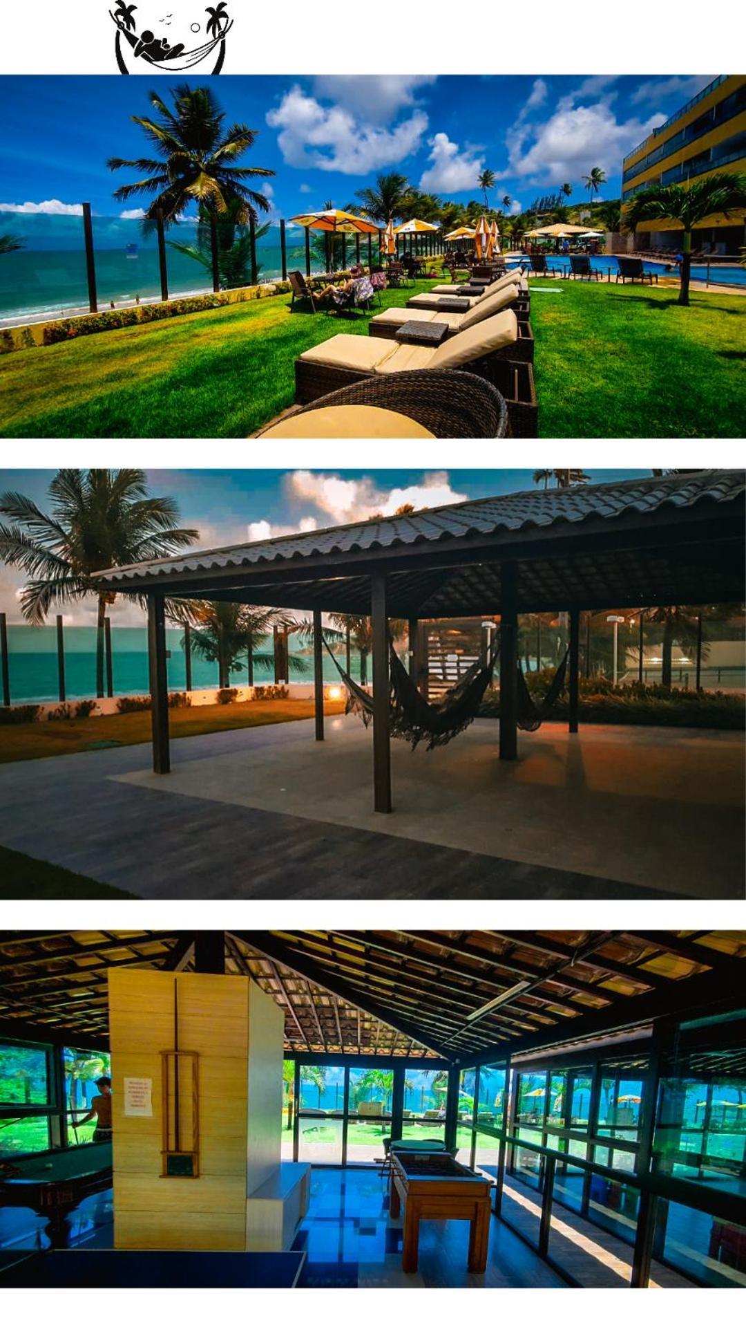 Tabatinga Residence AP Beira Mar com vista deslumbrante da praia Jacumã Exterior foto