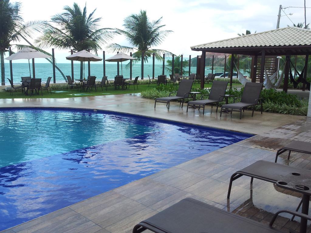 Tabatinga Residence AP Beira Mar com vista deslumbrante da praia Jacumã Exterior foto