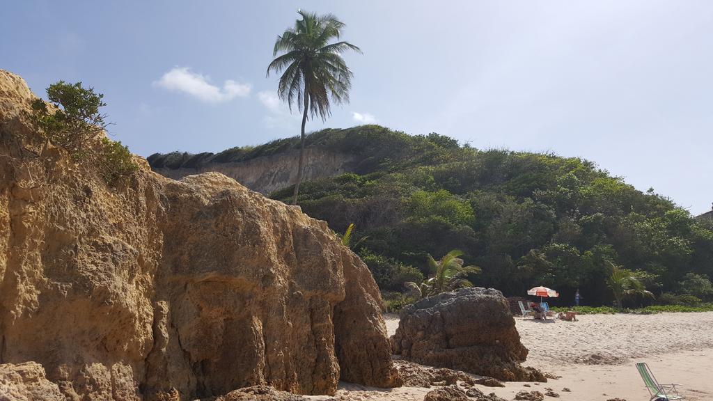 Tabatinga Residence AP Beira Mar com vista deslumbrante da praia Jacumã Exterior foto