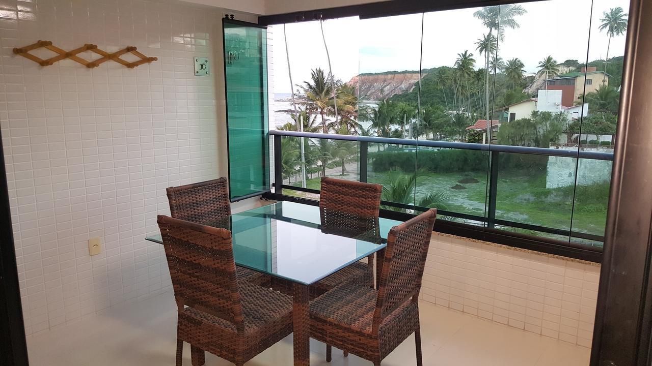 Tabatinga Residence AP Beira Mar com vista deslumbrante da praia Jacumã Exterior foto